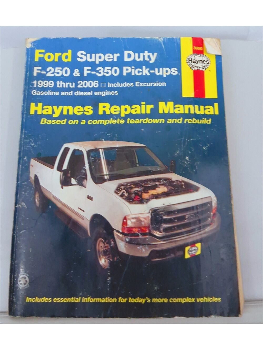 Haynes 36060 Repair Manual Ford Super Duty F-250 & F-350 Pick-ups 1999 Thur 2010